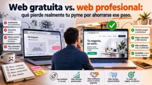 web-profesional-versus-web-gratuita